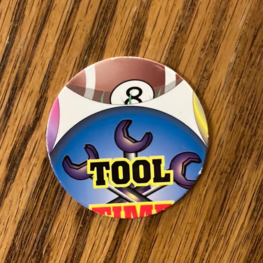 Super Rare Off Center Misprint POG Vintage 90s Tool Time Football Factory Error
